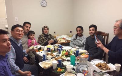 시리안 난민 가정 방문