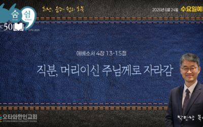 직분, 머리이신 주님께로 자라감